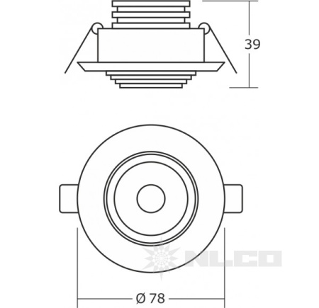 Светильник NLCO DRG4-14